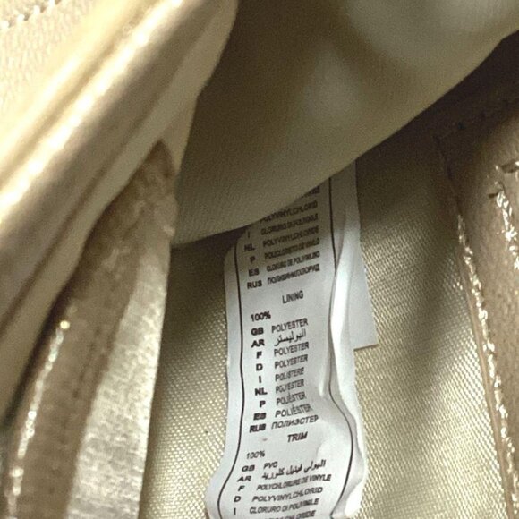 Mario Valentino Glitter Gold PVC Crossbody Bag - Picture 7 of 8